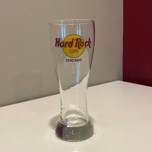 Hard Rock Cafe Lg Pilsner Glass - Chicago NEW